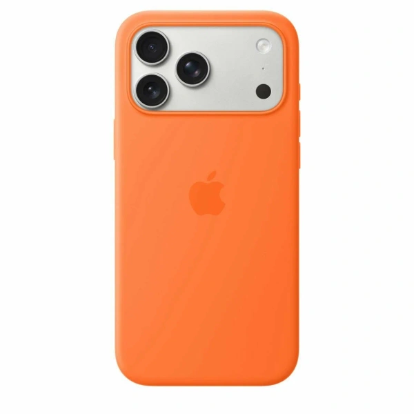 Чехол Apple iPhone 17 Pro Silicone Case MagSafe (Orange)